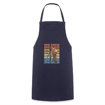 Geodist Profession Surveying Surveyor Saying - Cooking Apron - navy - Front - AI Model Male 185 dark (185cm)