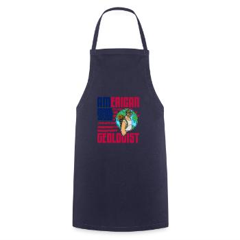 Geoscientists Geology Profession Geologist - Cooking Apron - navy - Front - AI Model Male 185 dark (185cm)