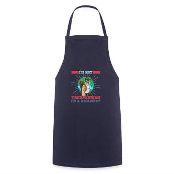 Geology Study Geologist Profession Stones Saying - Cooking Apron - navy - Front - AI Model Male 185 dark (185cm)
