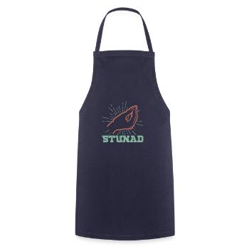Origine italienne Italie Drapeau Patrie - Tablier de cuisine - marine - Devant - AI Model Male 185 dark (185cm)