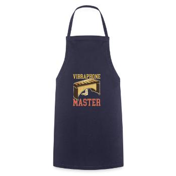 Percussion Vibraphone Marimba Music - Cooking Apron - navy - Front - AI Model Male 185 dark (185cm)