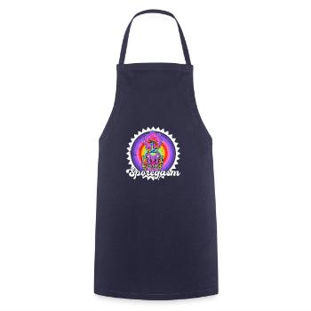 Zombie Mushrooms Ant Biology Student Uni School - Cooking Apron - navy - Front - AI Model Male 185 dark (185cm)