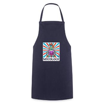 Mushrooms Mycology Mycology Zombie Ant Uni - Cooking Apron - navy - Front - AI Model Male 185 dark (185cm)