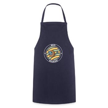 Salmon on Bagel Dish Israel Culture Jewish - Cooking Apron - navy - Front - AI Model Male 185 dark (185cm)