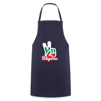 Bulgaria Balkans Holiday Flag Sofia Bulgaria - Cooking Apron - navy - Front - AI Model Male 185 dark (185cm)