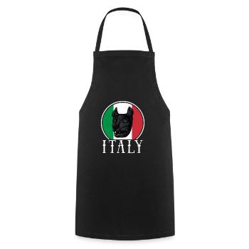Wolf Rome Ancient Mythology Italy History - Cooking Apron - black - Front - AI Model Male 185 dark (185cm)