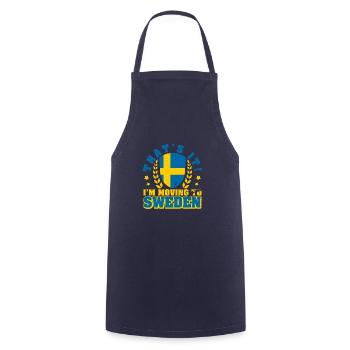 Schweden Landesfarben Sverige Flagge Urlaub - Kochschürze - Navy - Vorne - AI Model Male 185 dark (185cm)