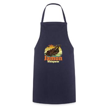 Andalusien Spanien Jamon Schinken Vorspeise Küche - Kochschürze - Navy - Vorne - AI Model Male 185 dark (185cm)
