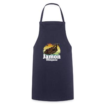 Andalusien Spanien Jamon Schinken Vorspeise Küche - Kochschürze - Navy - Vorne - AI Model Male 185 dark (185cm)