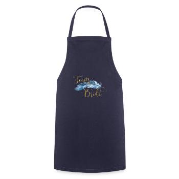 Feder Boho Team Bride 2 - Tablier de cuisine - marine - Devant - AI Model Male 185 dark (185cm)