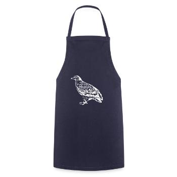 Faucons Oiseaux Oiseaux - Tablier de cuisine - marine - Devant - AI Model Male 185 dark (185cm)