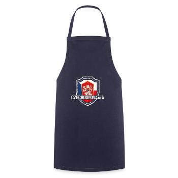 Tschechien Mitteleuropa Slowakei Patriotisch - Kochschürze - Navy - Vorne - AI Model Male 185 dark (185cm)