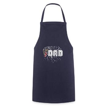 Mexico Summer Skeleton Beach Tequila Taco - Cooking Apron - navy - Front - AI Model Male 185 dark (185cm)