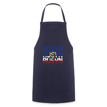 Karpaten Rusyn Rusnak Ethnische Gruppr Rus - Kochschürze - Navy - Vorne - AI Model Male 185 dark (185cm)