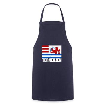 Niederlande Amsterdam Holzschuh Urlaub Reise - Kochschürze - Navy - Vorne - AI Model Male 185 dark (185cm)