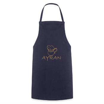 National Getränk Ayran Türkei Türkisch Döner - Kochschürze - Navy - Vorne - AI Model Male 185 dark (185cm)
