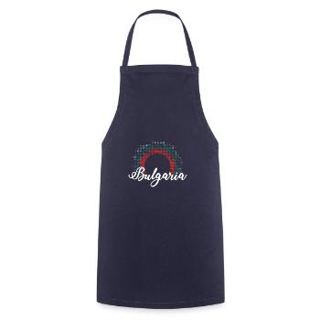 Bulgaria Origin Flag Balkans Sofia Travel - Cooking Apron - navy - Front - AI Model Male 185 dark (185cm)