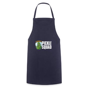 Concombres Aliments sains Cornichons végétaliens - Tablier de cuisine - marine - Devant - AI Model Male 185 dark (185cm)