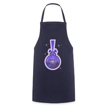 Joyeux Noël! - Tablier de cuisine - marine - Devant - AI Model Male 185 dark (185cm)