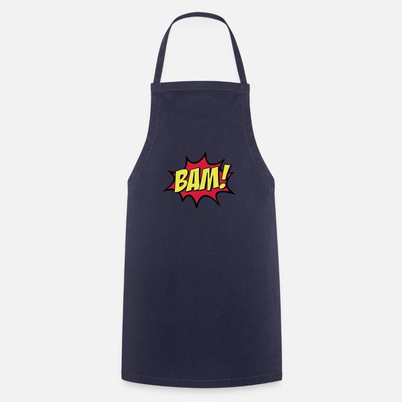 BAM ! - Tablier de cuisine - marine