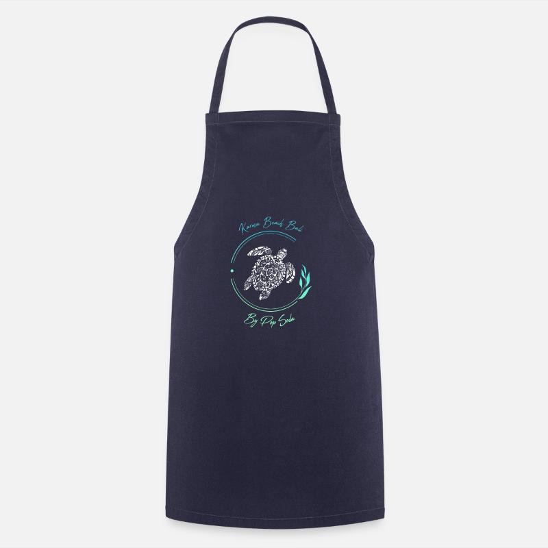 Blue Turtle Karma Beach - Cooking Apron - navy