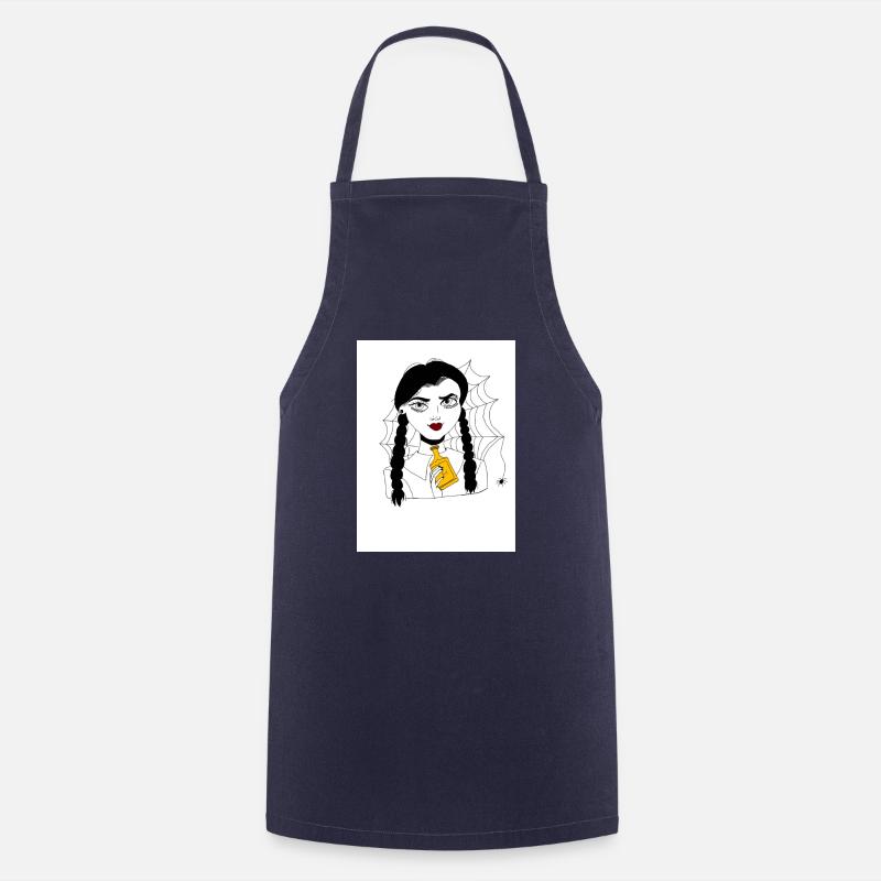 Emo Mädchen - Kochschürze - Navy