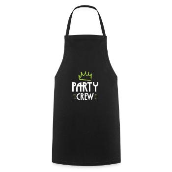 Party Crew - Cooking Apron - black - Front - AI Model Male 185 dark (185cm)