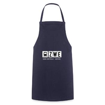 ANTWERP CENTRAL STATION - Cooking Apron - navy - Front - AI Model Male 185 dark (185cm)