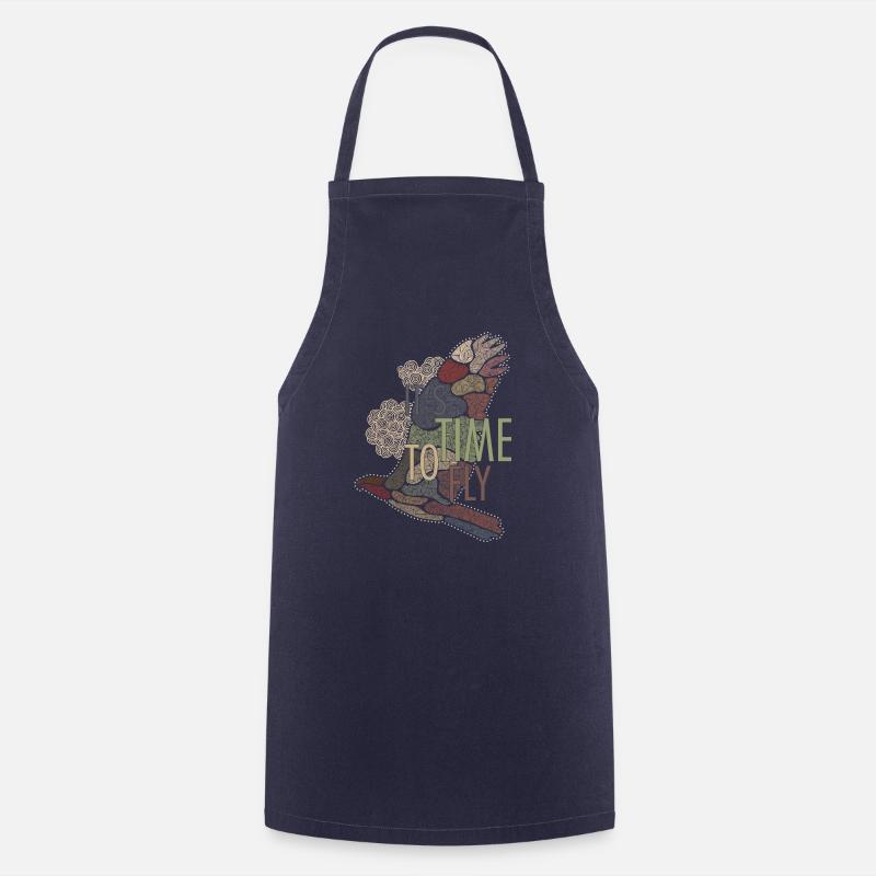 It's Time to Fly... - Cooking Apron - navy