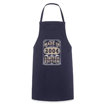 Original 2004 Vintage Vintage Retro Birthday - Tablier de cuisine - marine - Devant - AI Model Male 185 dark (185cm)
