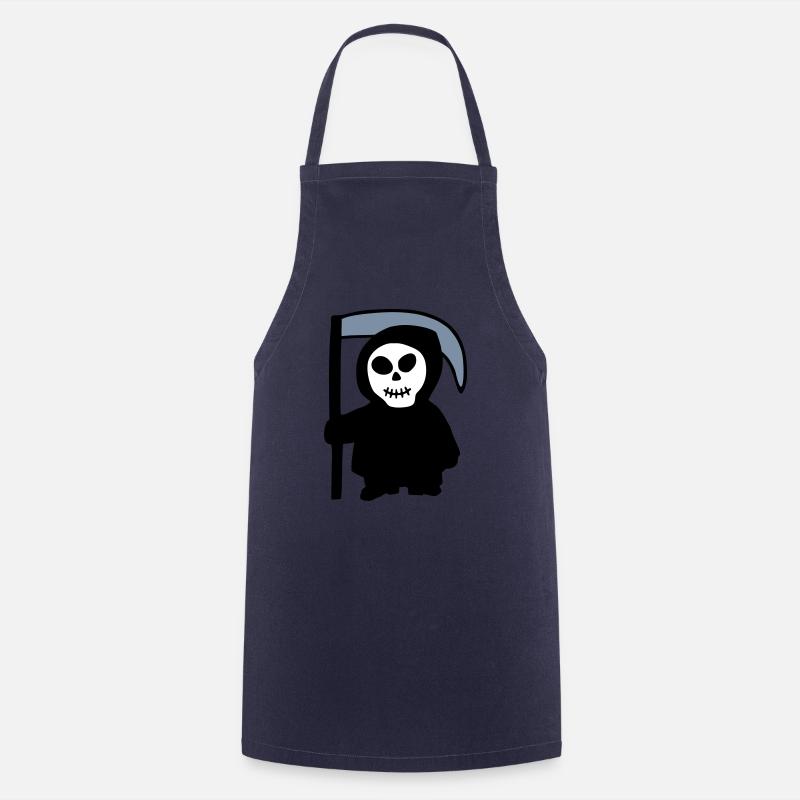 Death - Cooking Apron - navy