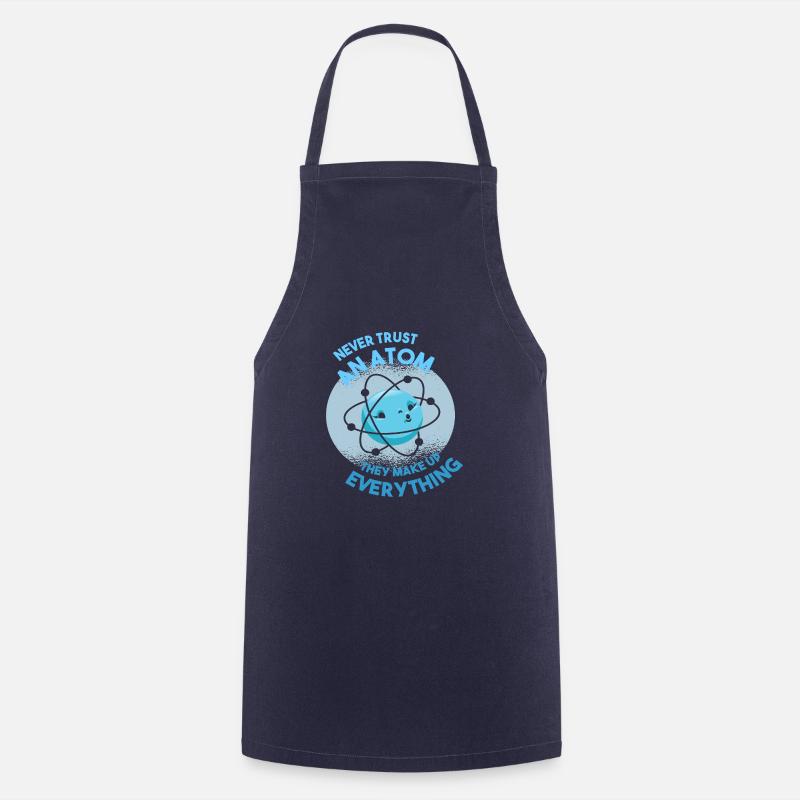 Atom science - Cooking Apron - navy
