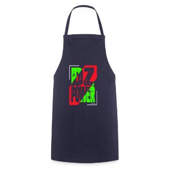 Dz power gift for an Algerian - Cooking Apron - navy - Front - AI Model Male 185 dark (185cm)