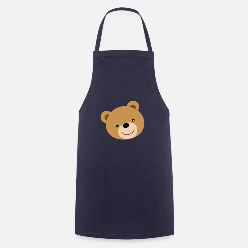 Teddybär Bär Bear - Kochschürze - Navy