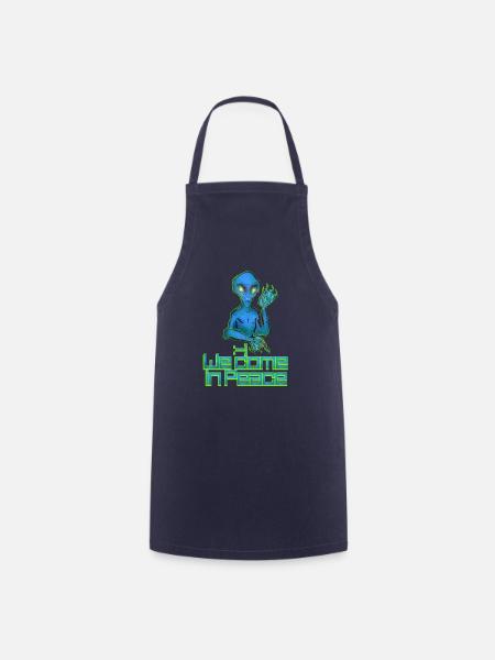 alien blue - Kochschürze - Navy