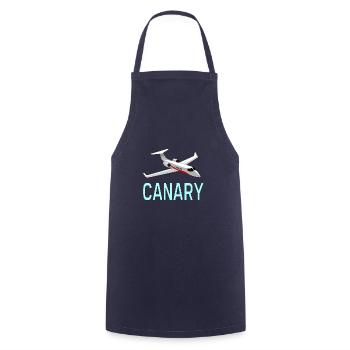 Luftfahrt Canary Jet - Kochschürze - Navy - Vorne - AI Model Male 185 dark (185cm)