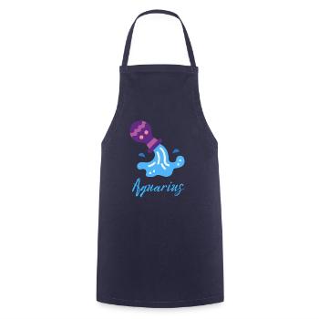 Aquarius 2 - Tablier de cuisine - marine - Devant - AI Model Male 185 dark (185cm)