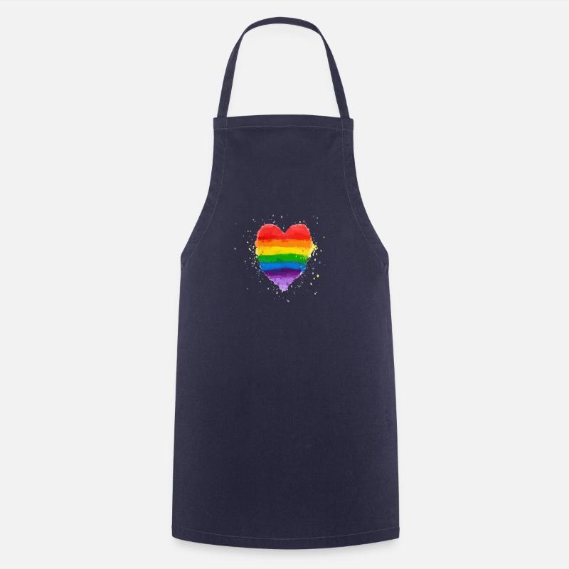 Rainbow - Cooking Apron - navy