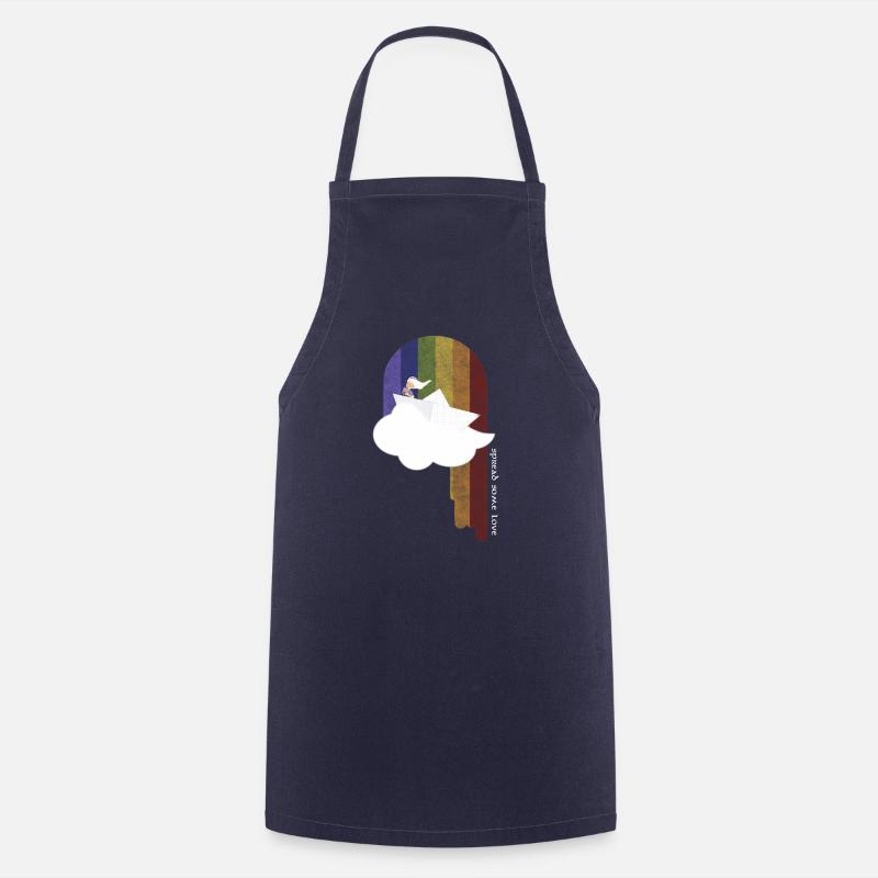 Rainbow - Cooking Apron - navy