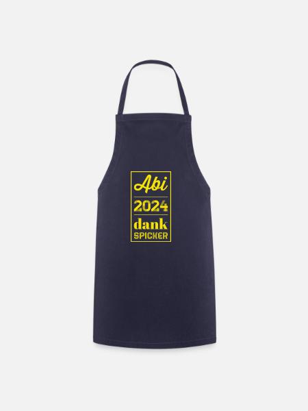 Abi 2024 Spruch - Kochschürze - Navy