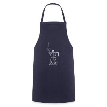 Moka - Tablier de cuisine - marine - Devant - AI Model Male 185 dark (185cm)