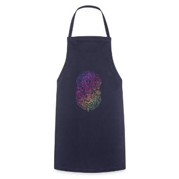 Ganesh rainbow - Cooking Apron - navy - Front - AI Model Male 185 dark (185cm)