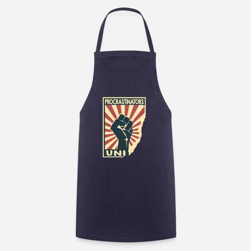 Procrastinateurs uni... meh - Tablier de cuisine - marine