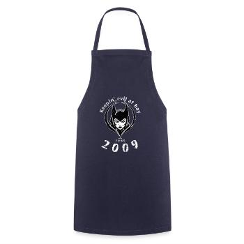 16. Geburtstag Keepin evil at bay since 06/2009 - Cooking Apron - navy - Front - AI Model Male 185 dark (185cm)
