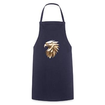 L’aigle royal - Tablier de cuisine - marine - Devant - AI Model Male 185 dark (185cm)