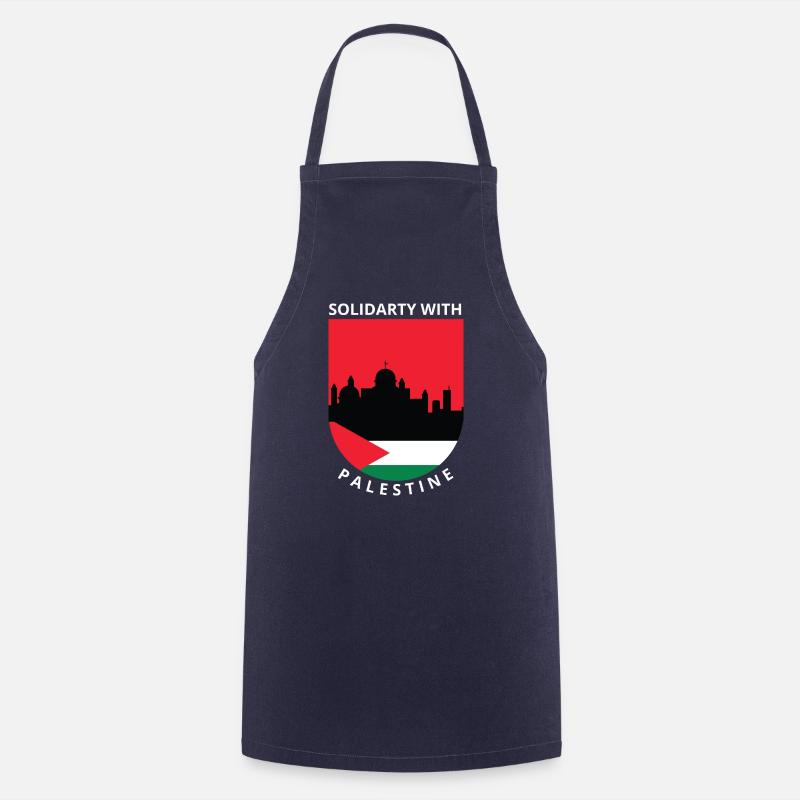 Palestine libre - Tablier de cuisine - marine