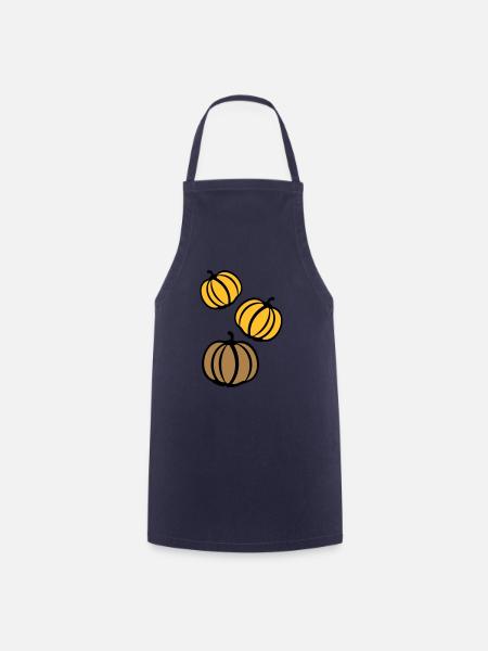 Kürbisse - Kochschürze - Navy