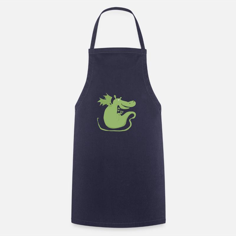 Drache - Kochschürze - Navy
