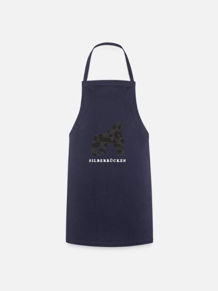 Silberrücken | Gorilla - Kochschürze - Navy