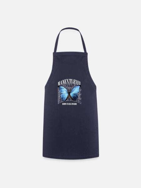 Manextlevel Butterfly - Cooking Apron - navy